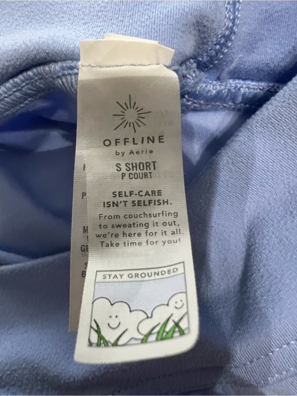 Offline By Aerie Women’s The Hugger Trouser Color Ocean Sky Size Small Short - Picture 8 of 9